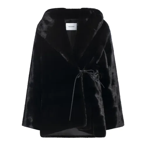Wrap Front Mink Coat - Yves Salomon - Modalova