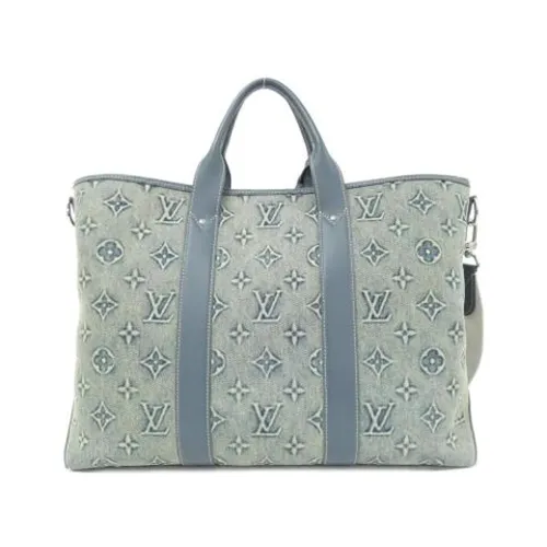 Pre-owned Denim Tote - Louis Vuitton Vintage - Modalova
