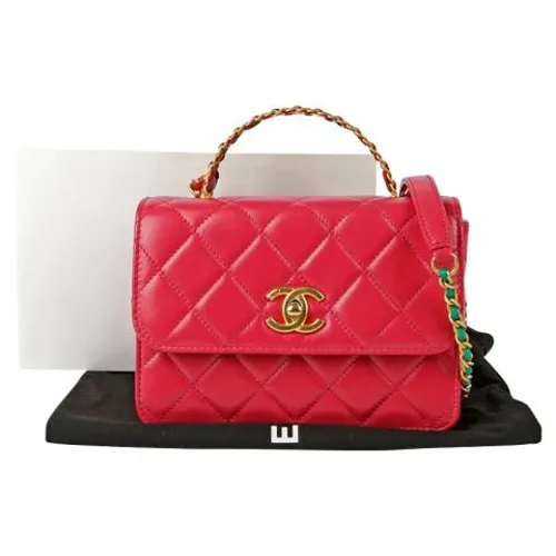 Pre-owned Top Handle Mini Flap Bag - Chanel Vintage - Modalova