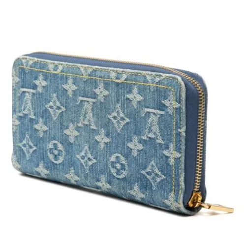 Pre-owned Denim Wallet - Louis Vuitton Vintage - Modalova