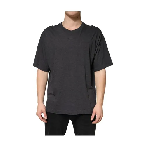 T-shirt a maniche corte girocollo in cotone - Dolce & Gabbana - Modalova