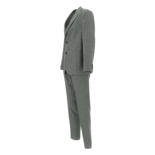 Peak Lapel Patch Pocket Suit - Boglioli - Modalova