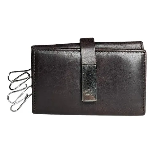 Pre-owned Leather Key-holders - Gucci Vintage - Modalova