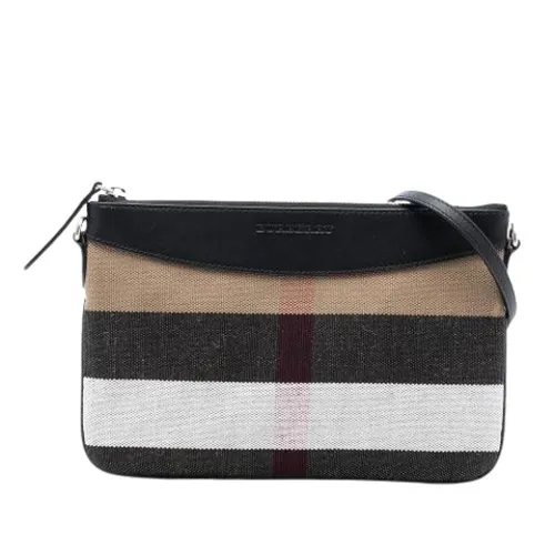 Pre-owned Canvas Crossbody Bag - Burberry Vintage - Modalova