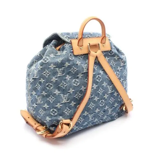 Pre-owned Denim Backpack - Louis Vuitton Vintage - Modalova