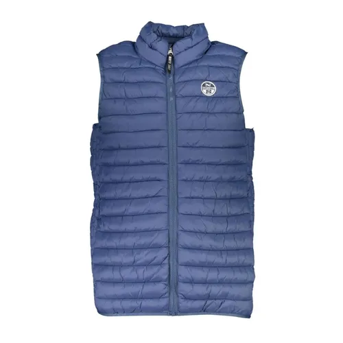 Blue Zip-Up Sleeveless Vest with Pockets - North Sails - Modalova