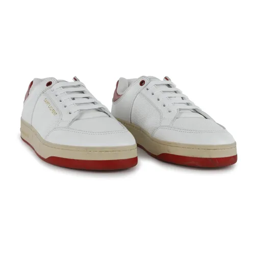 Leather Sneakers - Saint Laurent - Modalova
