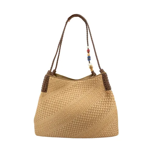 Large Raffia Libra Tote Bag - Etro - Modalova