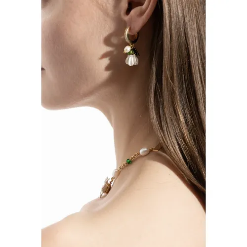Rooted Daisy Hoop Earrings - Marc Jacobs - Modalova