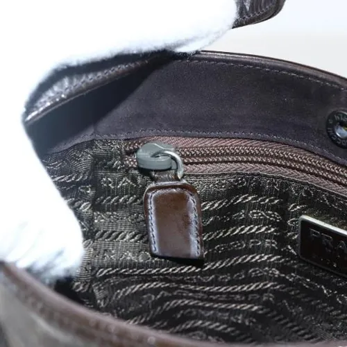 Pre-owned Leather Shoulder Bag - Prada Vintage - Modalova