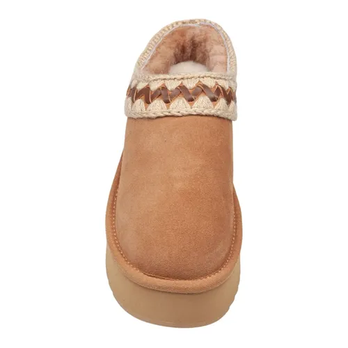 Suede Platform Clog - Mou - Modalova