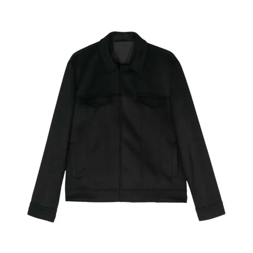 Black Wool-Cashmere Blend Coat - Costumein - Modalova