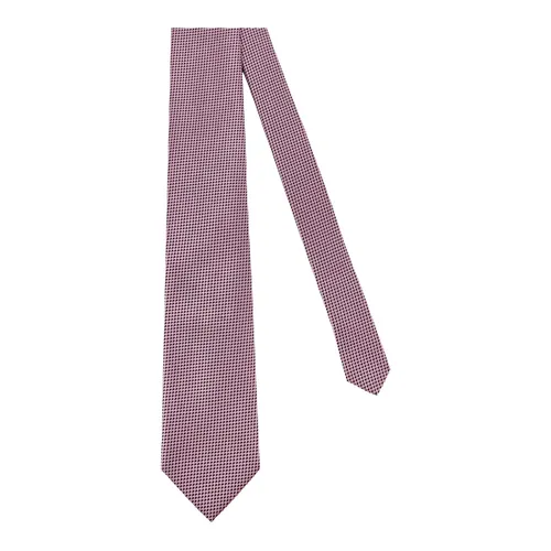 Micro-pattern Silk Tie - Tom Ford - Modalova