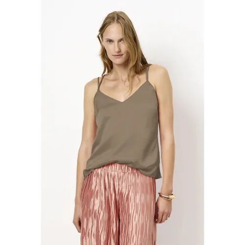 Satin-Look Crossback Top - Dante 6 - Modalova