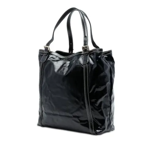 Pre-owned Vintage Leather Tote - Gucci Vintage - Modalova