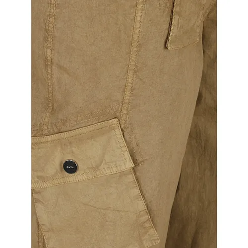 Stretch Cotton Pocket Pant - Ganni - Modalova