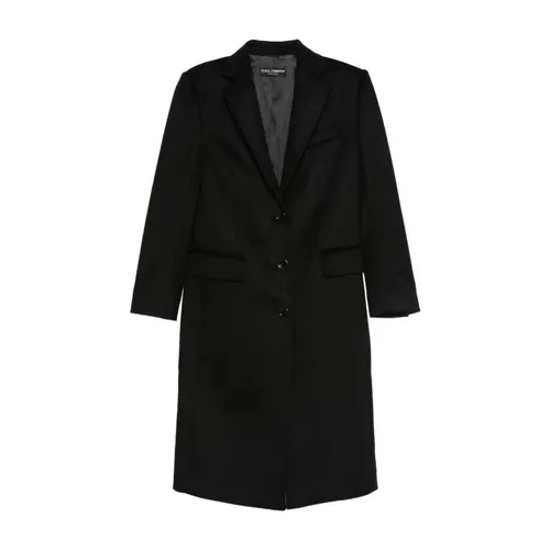 Single-breasted Coat - Dolce & Gabbana - Modalova