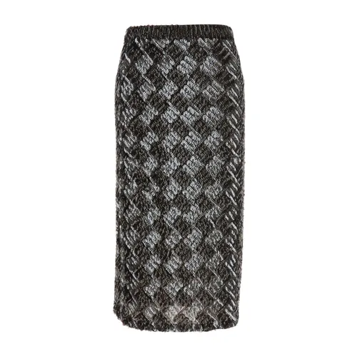 Full Sequin Stretch Skirt - P.a.r.o.s.h. - Modalova