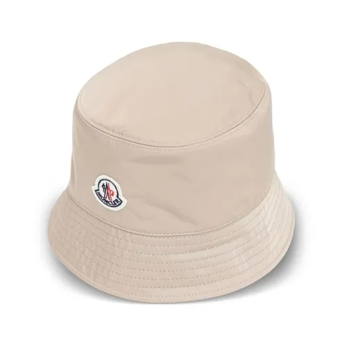 Fisherman Hat with Logo Patch - Moncler - Modalova