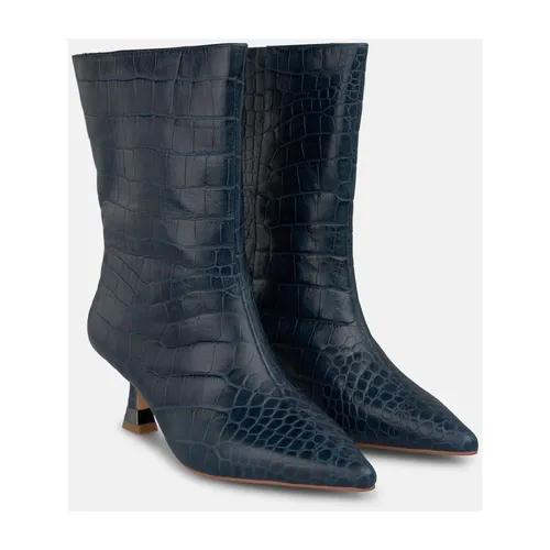 Metallic heeled ankle boot - Alma EN Pena - Modalova