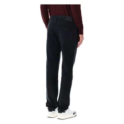 Low-Rise Relaxed Slim Jeans - Saint Laurent - Modalova