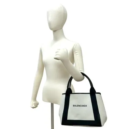 Pre-owned Canvas Tote Bag - Balenciaga Vintage - Modalova