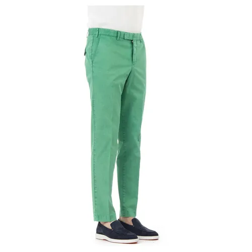 Green Twill Stretch Trousers - PT Torino - Modalova