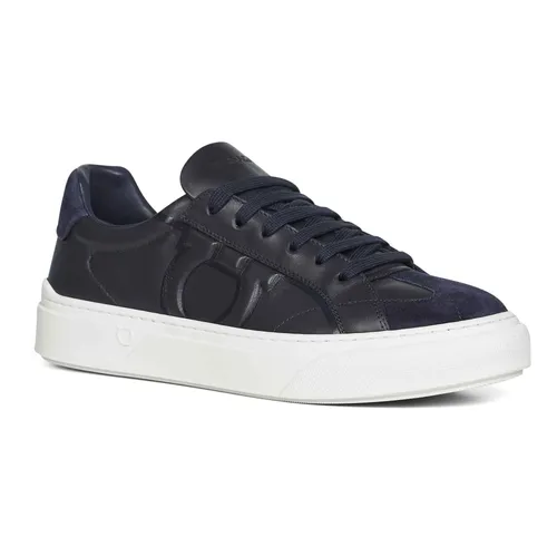 Gancini leather sneakers - Ferragamo - Modalova