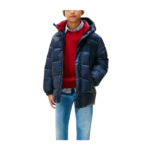 Navy Essential Padded Jacket - Tommy Hilfiger - Modalova