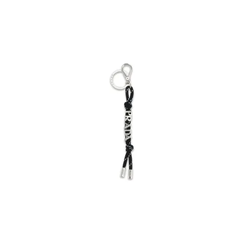 Polyamide Keychain with Secure Clip - Prada - Modalova