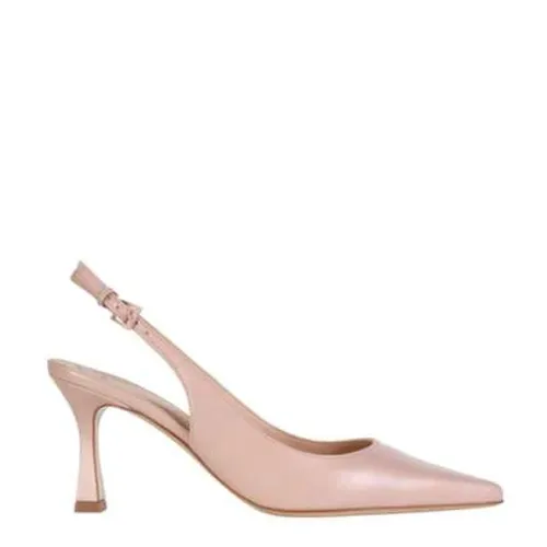 Nude Leather Slingback Pumps - Roberto Festa - Modalova