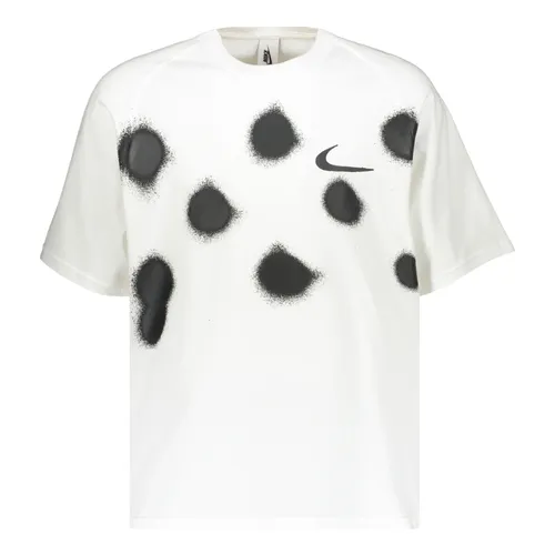 Off White Short Sleeve T-Shirt - Nike - Modalova