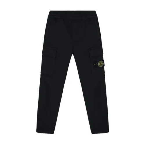 Logo Badge Trousers - Stone Island - Modalova