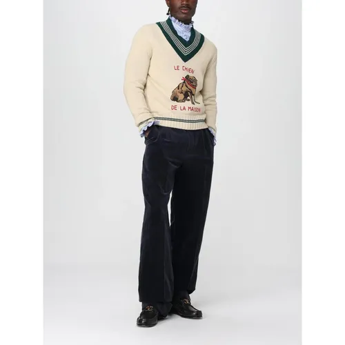 V-Neck Knitted Pullover Sweater - Valentino - Modalova