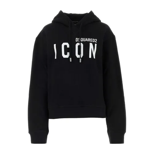 Logo Printed Drawstring Hoodie - Dsquared2 - Modalova