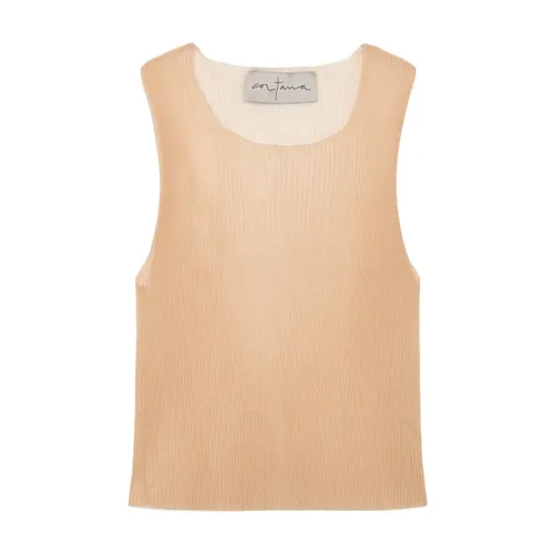 Silk Knit Top Giulia - Cortana - Modalova