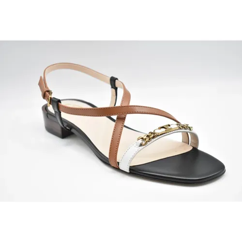 Leather T Chain Sandals - Tod's - Modalova