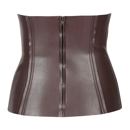 Chocolate Grace Corset - Norma Kamali - Modalova