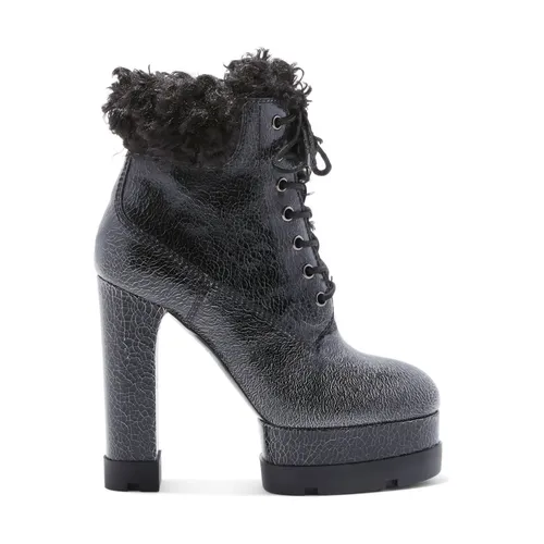 Mountain Lover Lace-Up Ankle Boots - Casadei - Modalova