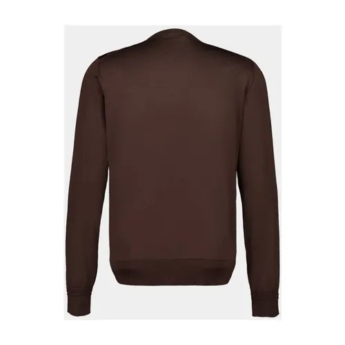 Silk Crewneck Pullover - Dolce & Gabbana - Modalova