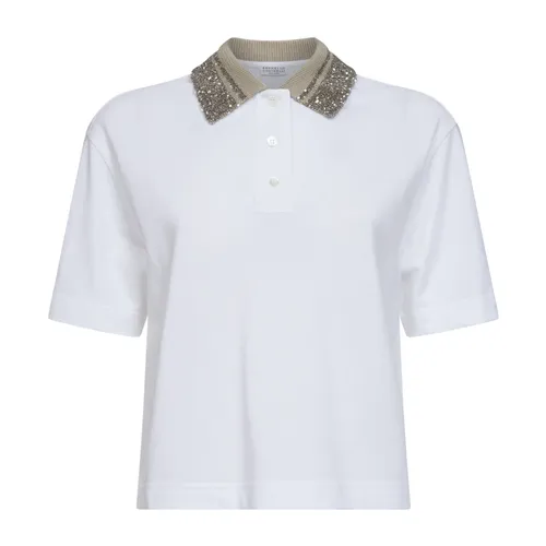Three-Button Polo - Brunello Cucinelli - Modalova