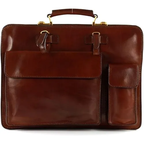 Leather Briefcase - The Bridge - Modalova
