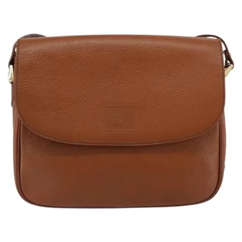 Pre-owned Leather Shoulder Bag - Burberry Vintage - Modalova