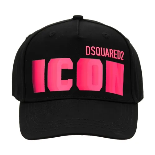 Iconic Baseball Cap with Buckle Closure - Dsquared2 - Modalova