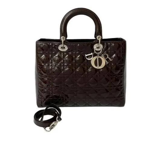 Pre-owned Leather Handbag - Dior Vintage - Modalova
