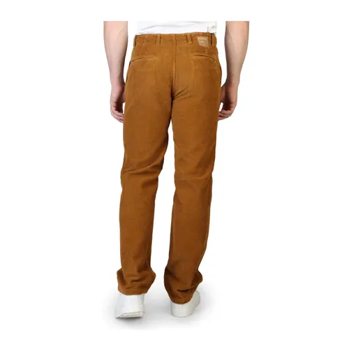 Striped Cotton Trousers with Button Fastening - Napapijri - Modalova
