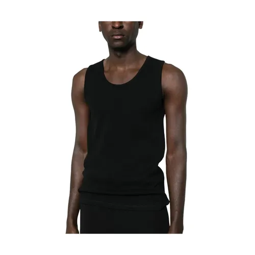 Scoop Neck Rib Tank - Lemaire - Modalova