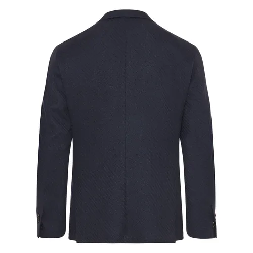 Linen Silk Stretch Jacket Two Buttons - Corneliani - Modalova