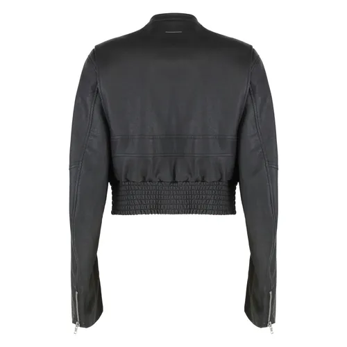 Cropped Bomber Jacket - MM6 Maison Margiela - Modalova