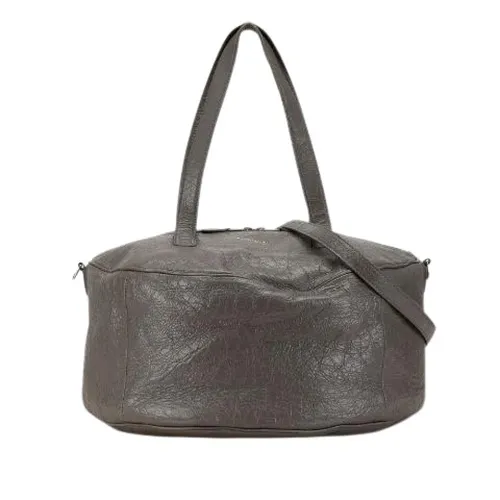 Pre-owned Leather Weekend Bag - Balenciaga Vintage - Modalova